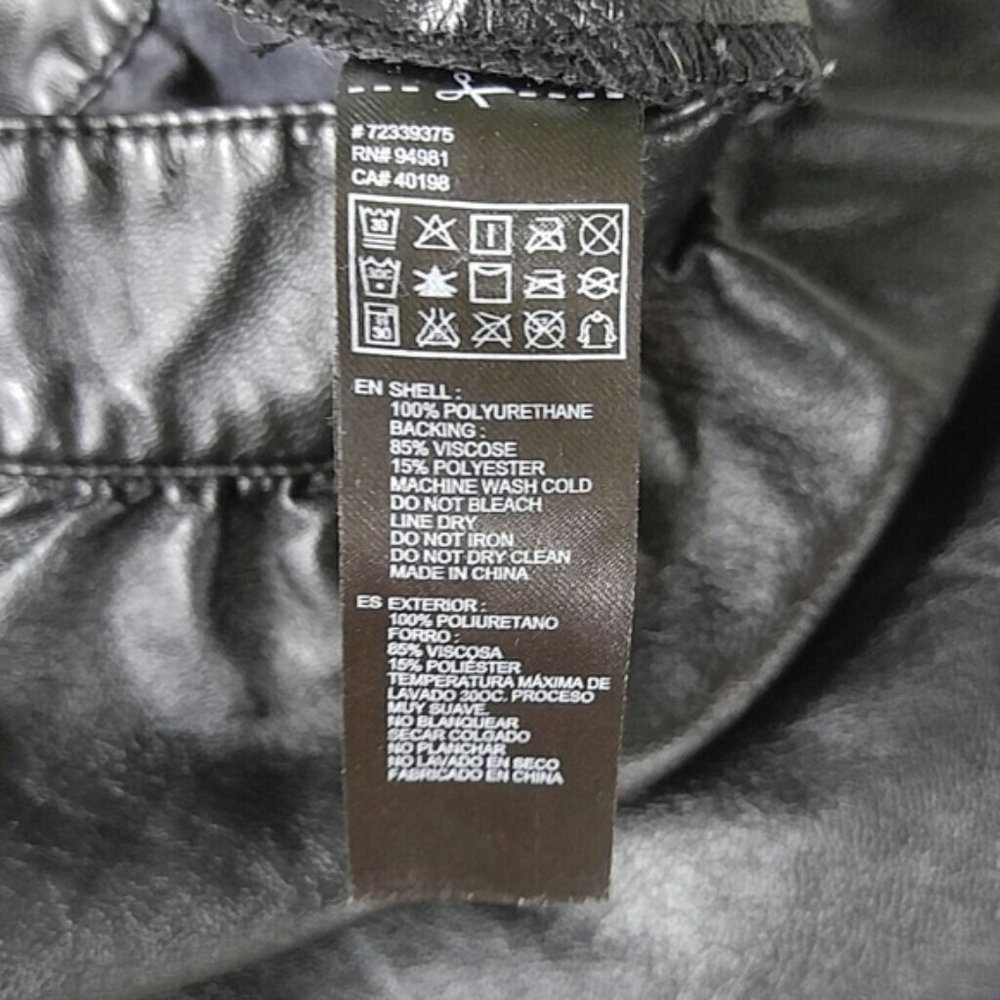 Forever 21 Faux Leather Black Mini Skirt - Picture 9 of 9